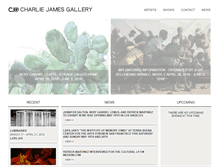 Tablet Screenshot of cjamesgallery.com